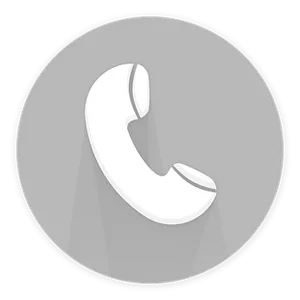 Phone App Icon Gray Background PNG Image