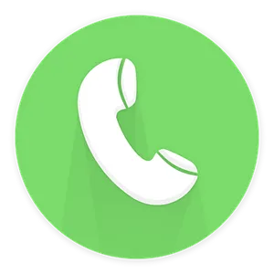 Phone App Icon Green Background PNG Image