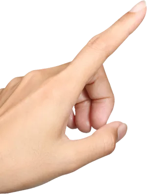 Phone Hand Gesture Isolated PNG Image