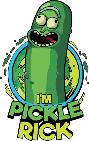 Pickle Rick Character Artwork PNG Image