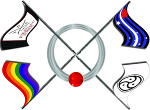 Piercing Graphic Artwork PNG Image