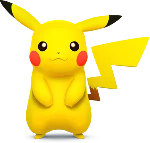 Pikachu Pokemon Character PNG Image