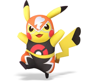 Pikachuin Superhero Costume PNG Image