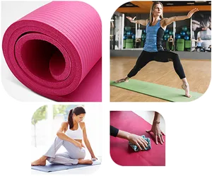 Pilates Exercise Matand Poses Collage PNG Image