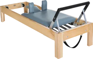 Pilates Reformer Equipment PNG Image