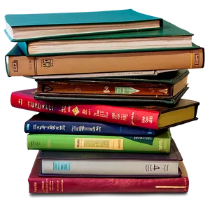 Pile Of Guidebooks Png Qob PNG Image