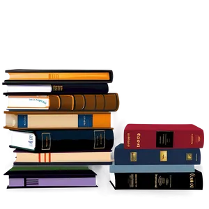 Pile Of Language Learning Books Png 06212024 PNG Image