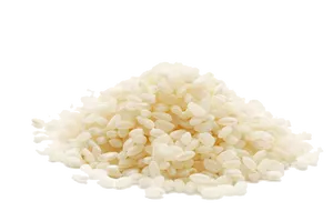 Pileof White Rice Grains PNG Image