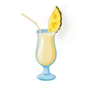 Pina Colada Cocktail Art Png 88 PNG Image