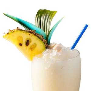 Pina Colada Cocktail Art Png Wad4 PNG Image