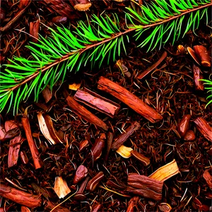 Pine Bark Mulch Texture Png Qjt86 PNG Image