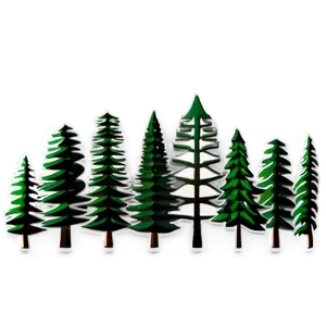 Pine Forest Mountain Clipart Png Hur PNG Image