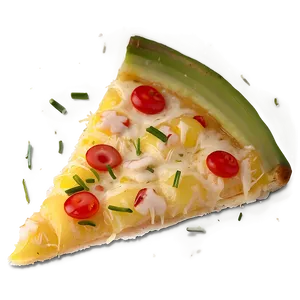 Pineapple Pizza Savory Slice Png Kaf33 PNG Image