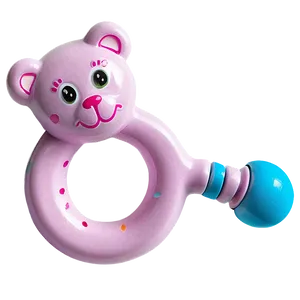 Pink Baby Rattle Png Gsk PNG Image