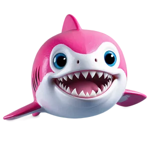 Pink Baby Shark Singing Png Vyw PNG Image