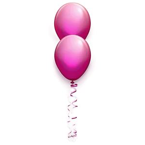 Pink Balloons Gradient Shade Png Cqj75 PNG Image