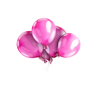 Pink Balloons Party Decor Png 06122024 PNG Image