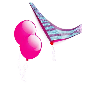 Pink Balloons Transparent Background Png Yxj50 PNG Image