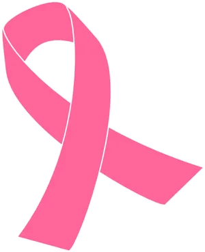 Pink Breast Cancer Awareness Ribbon PNG Image