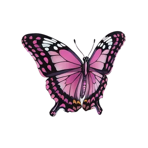 Pink Butterfly Natural Setting Png Ygc PNG Image