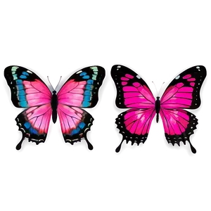 Pink Butterfly True Color Png 06212024 PNG Image