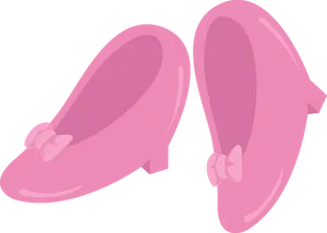 Pink Cartoon Shoes Graphic PNG Image