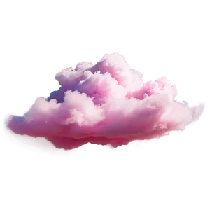 Pink Cloud Realistic Design Png Aqa37 PNG Image