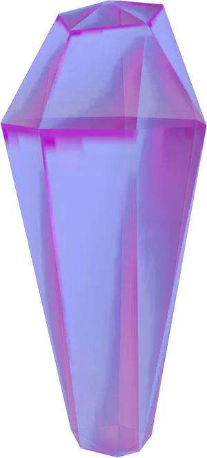 Pink Crystal Rendering PNG Image