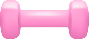 Pink Dumbbell Icon PNG Image