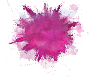 Pink Explosion Artwork PNG Image