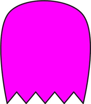 Pink Ghost Cartoon Graphic PNG Image