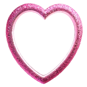 Pink Glitter Heart Png 30 PNG Image