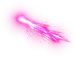 Pink Glowing Comet Graphic PNG Image