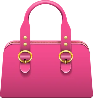 Pink Handbag Graphic PNG Image