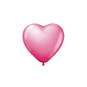 Pink Heart Balloon Png Kqe PNG Image