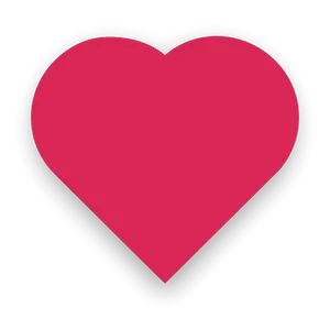 Pink Heart Black Background PNG