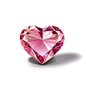 Pink Heart Diamond Png Eir PNG Image