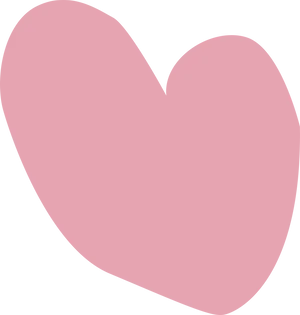 Pink Heart Silhouette PNG Image