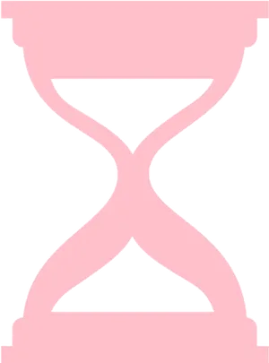 Pink Hourglass Icon PNG Image