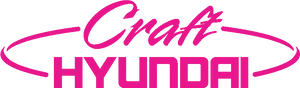 Pink Hyundai Logo Variant PNG Image