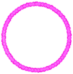 Pink Inflatable Ring Graphic PNG Image