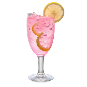 Pink Lemonade Fizz Cocktail Png Pji PNG Image