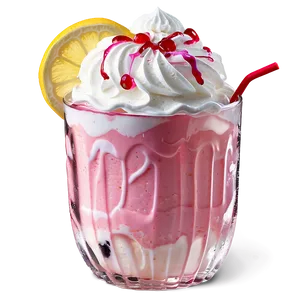 Pink Lemonade Ice Cream Float Png 20 PNG Image