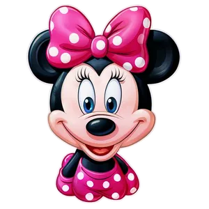 Pink Minnie Mouse Handmade Png 06212024 PNG Image