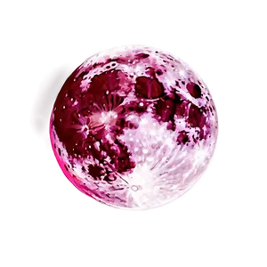 Pink Moon Fantasy Design Png Qsc PNG Image