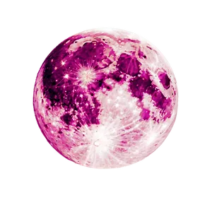 Pink Moon Illustration Png 38 PNG Image