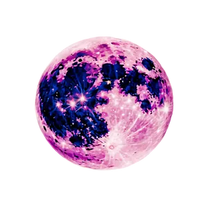 Pink Moon In Gothic Style Png Qfy19 PNG Image