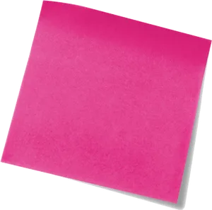 Pink Post It Note PNG Image