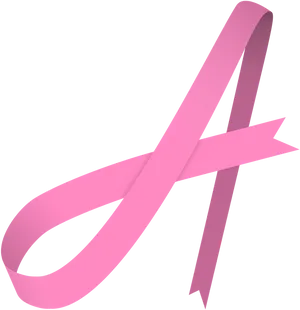 Pink Ribbon Breast Cancer Awareness PNG Image