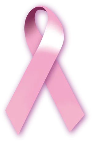 Pink Ribbon Breast Cancer Awareness PNG Image